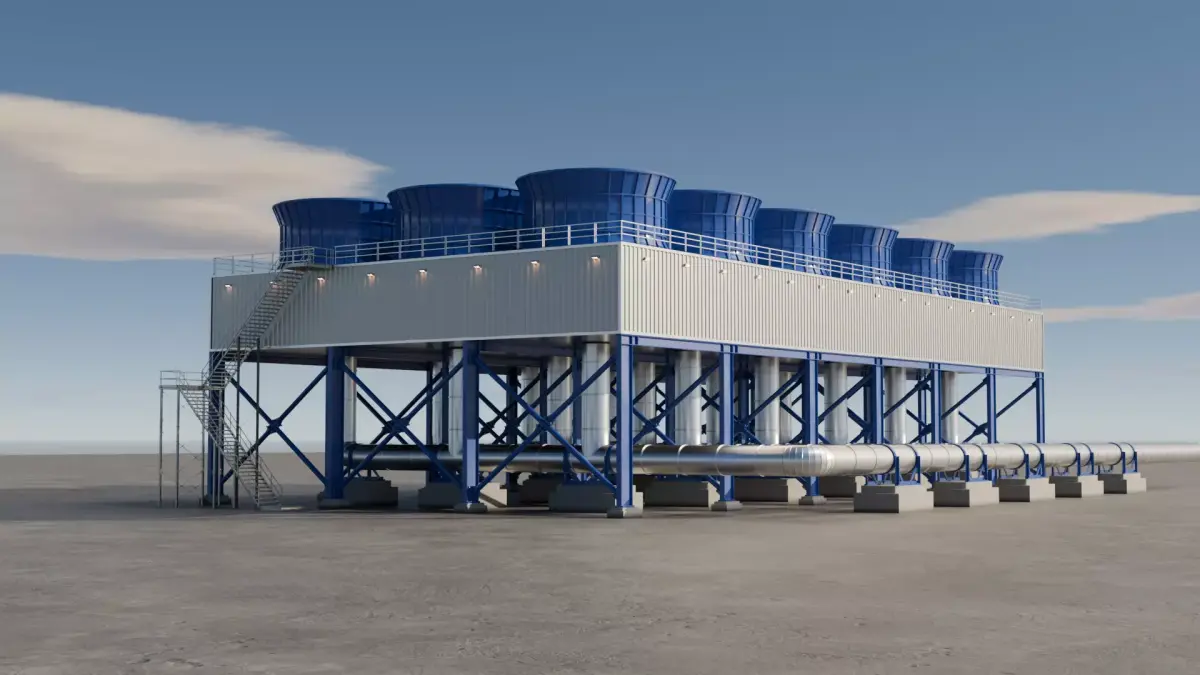 Air Cooled Condenser 3D model