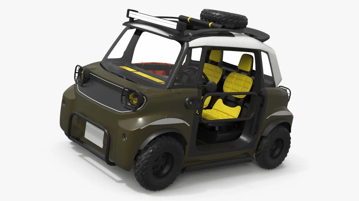  Open Roof Offroad Microcar Khaki 