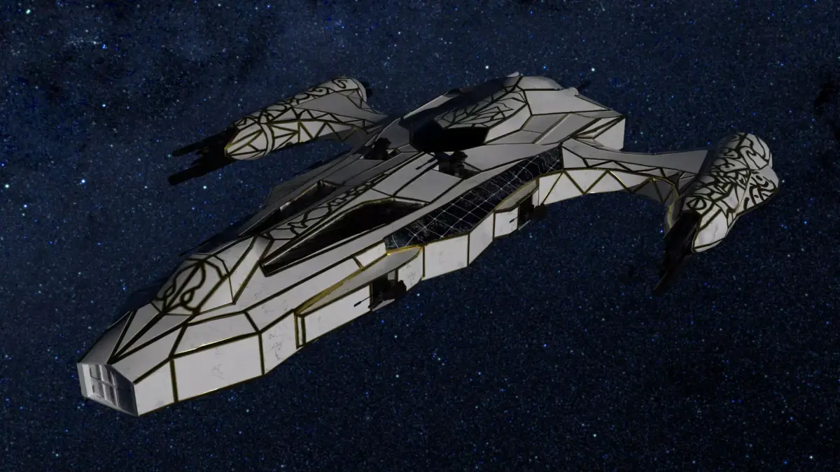 Sci-fi Space ship 3D model buy