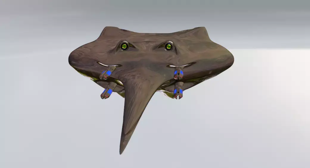 sci-fi drone Free low-poly 3D model from CGTrader