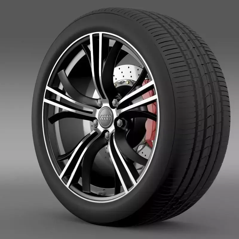 Audi R8 V10 Exclusive wheel 3D model