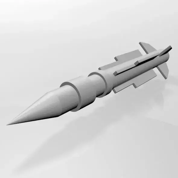 Missile 07 3D model