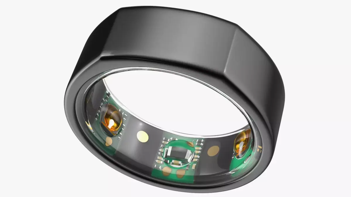 Oura Ring Black 3D model