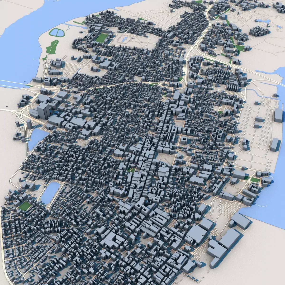 Charleston City South Carolina United States 3D model