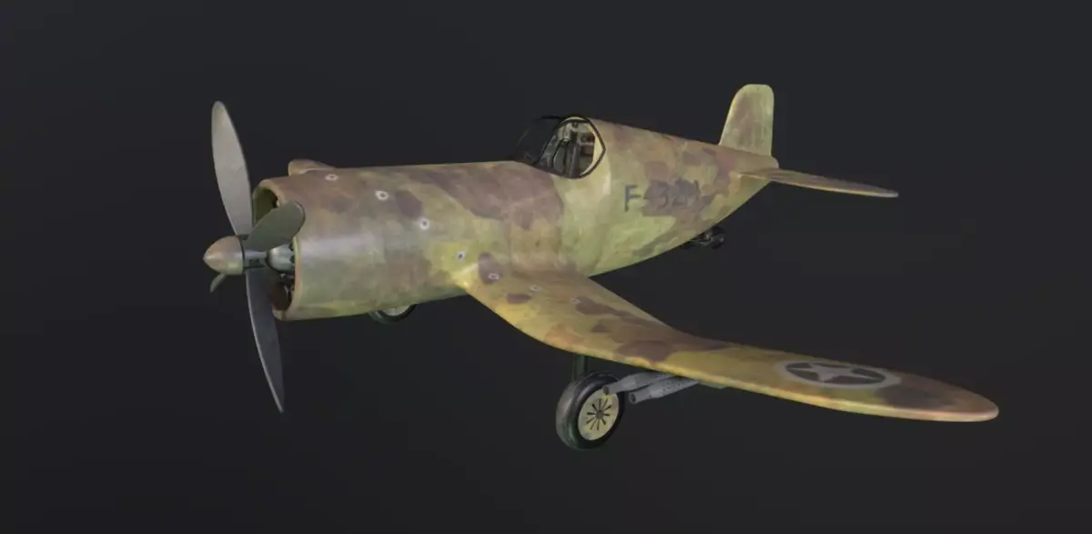 War plane 3D model purchase