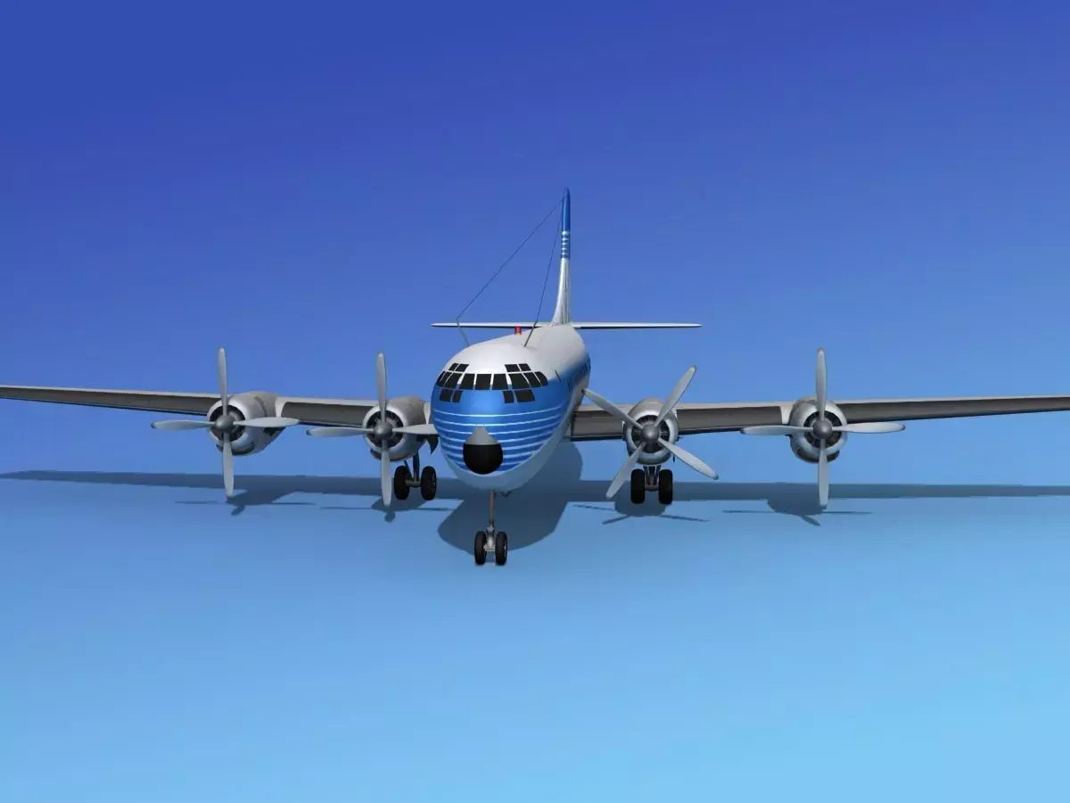 Boeing 377 Corporate 4 3D model