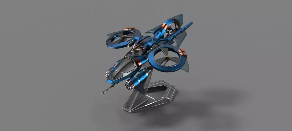 Banshees RE-Design StarCraft2 3D print model