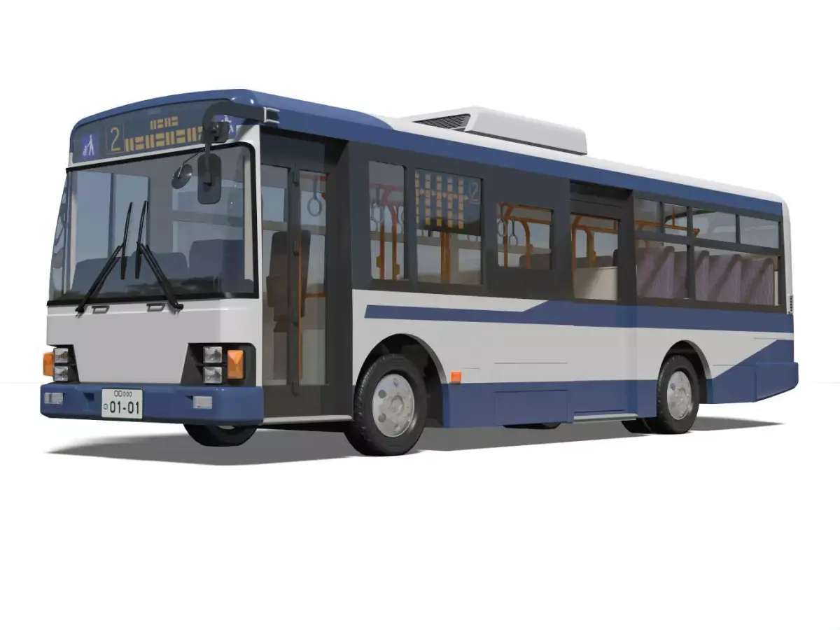 transit bus 3D model purchase