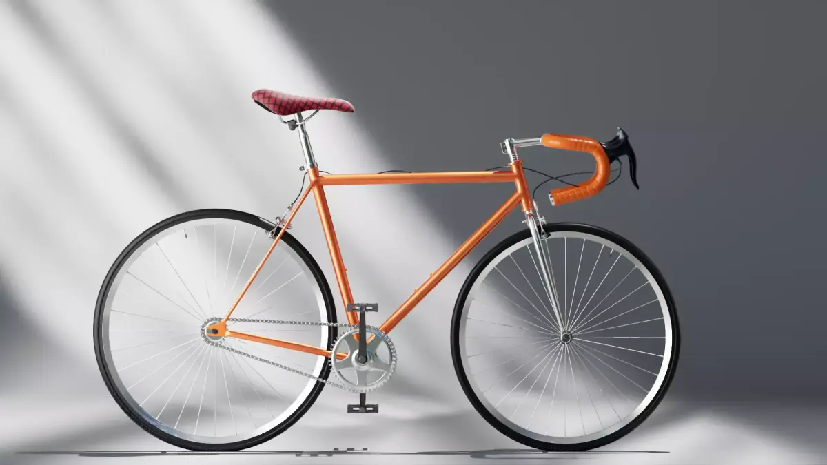 Premium and Modern Vintage Bicycle for cinema 4d 3D model