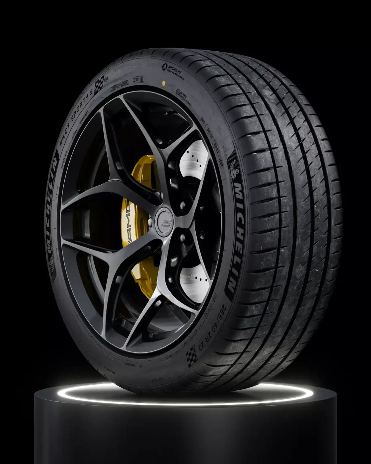 Michelin Pilot Sport 4S 285 40 ZR22 110Y XL MO1 3D model