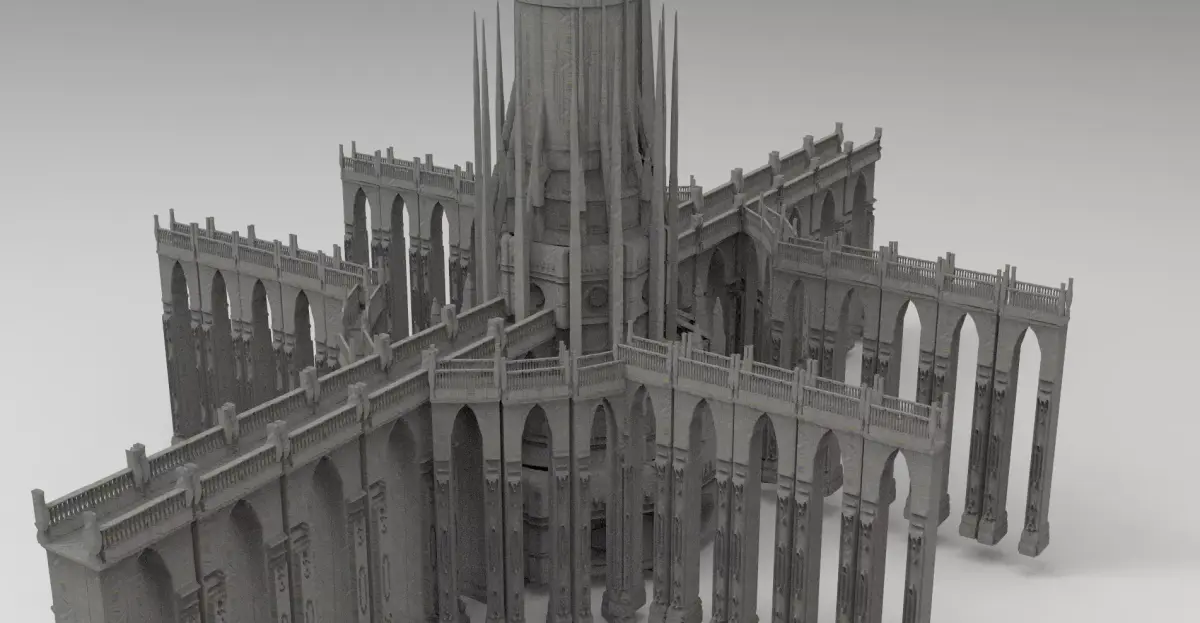 Arch Magician Tower Palace 8 3D model