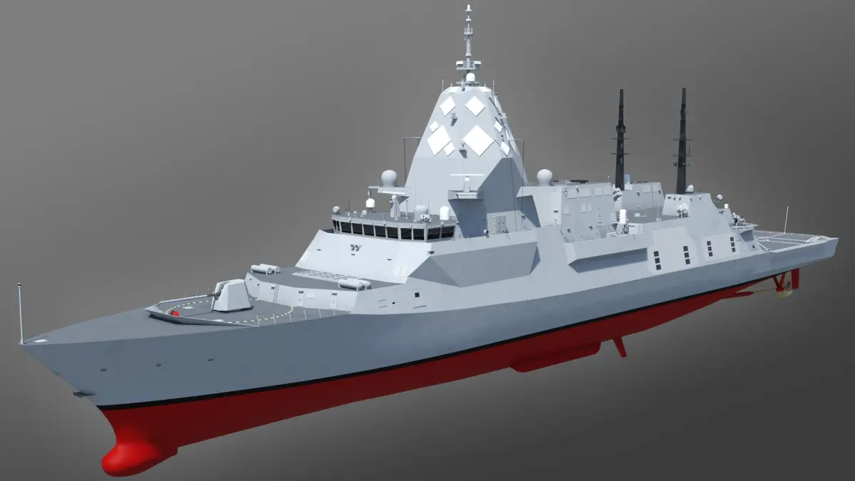 Hunter Class Frigate (SEA 5000) 3D model