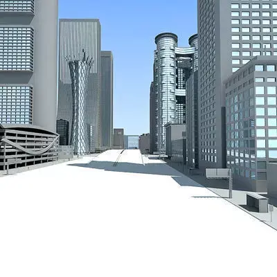 Main Street 3D model