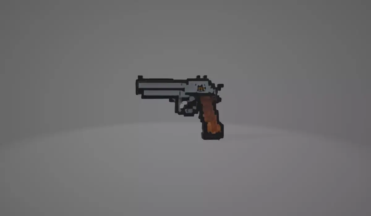 3D Pixel Gun 3D model
