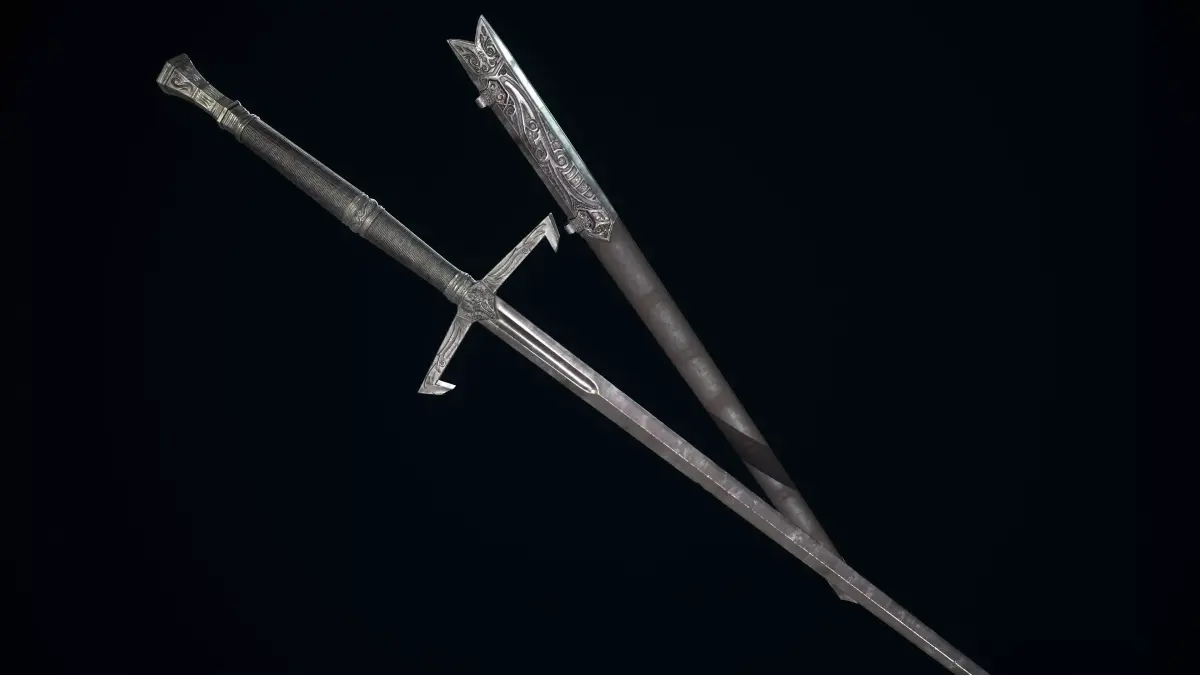 Medieval Sword Melee Weapon Low-poly 3D model