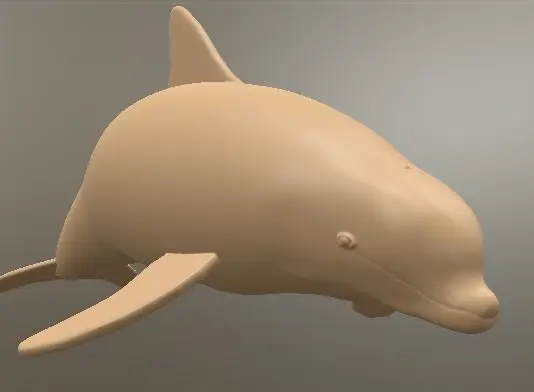 Dolphin 3D model Free 3D print model purchase