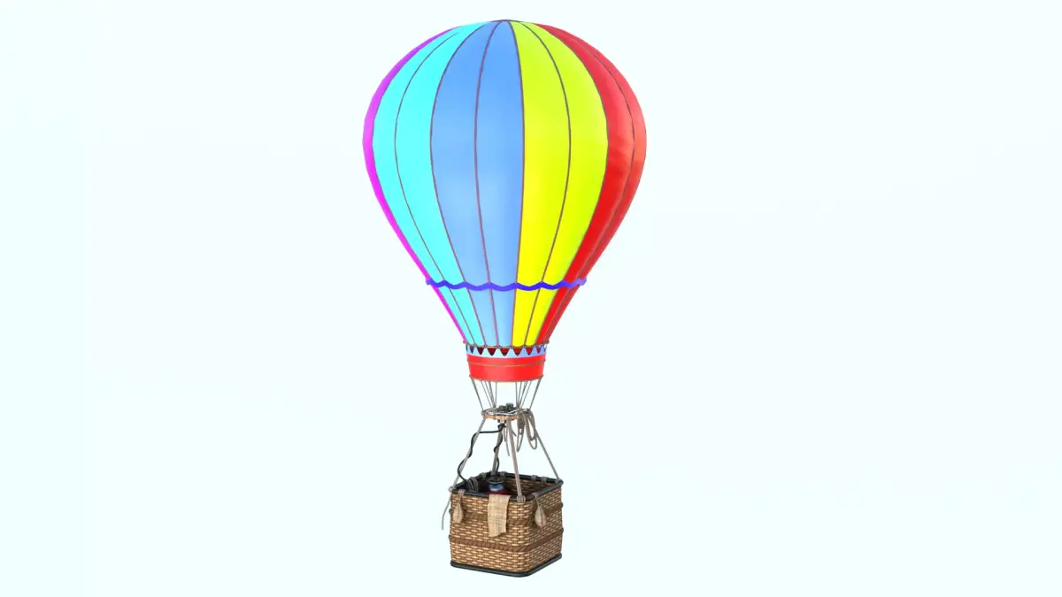Air Balloon 3D model get