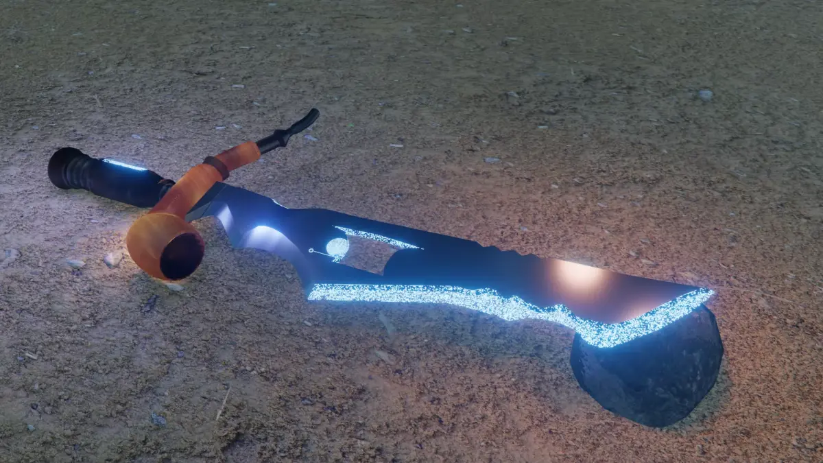 Gentleman Holographic Sword 3D model