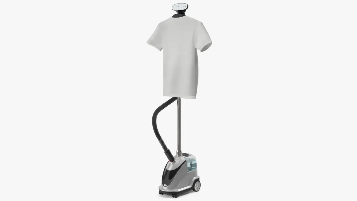 Fabric Steamer with Mounted T-Shirt 3D model