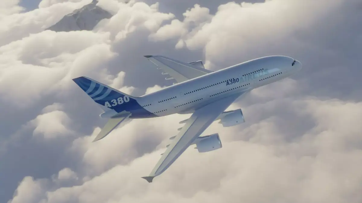 Airbus A380-800 Low-poly 3D model