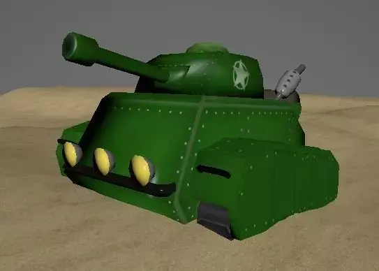 Toon Tank 3D model