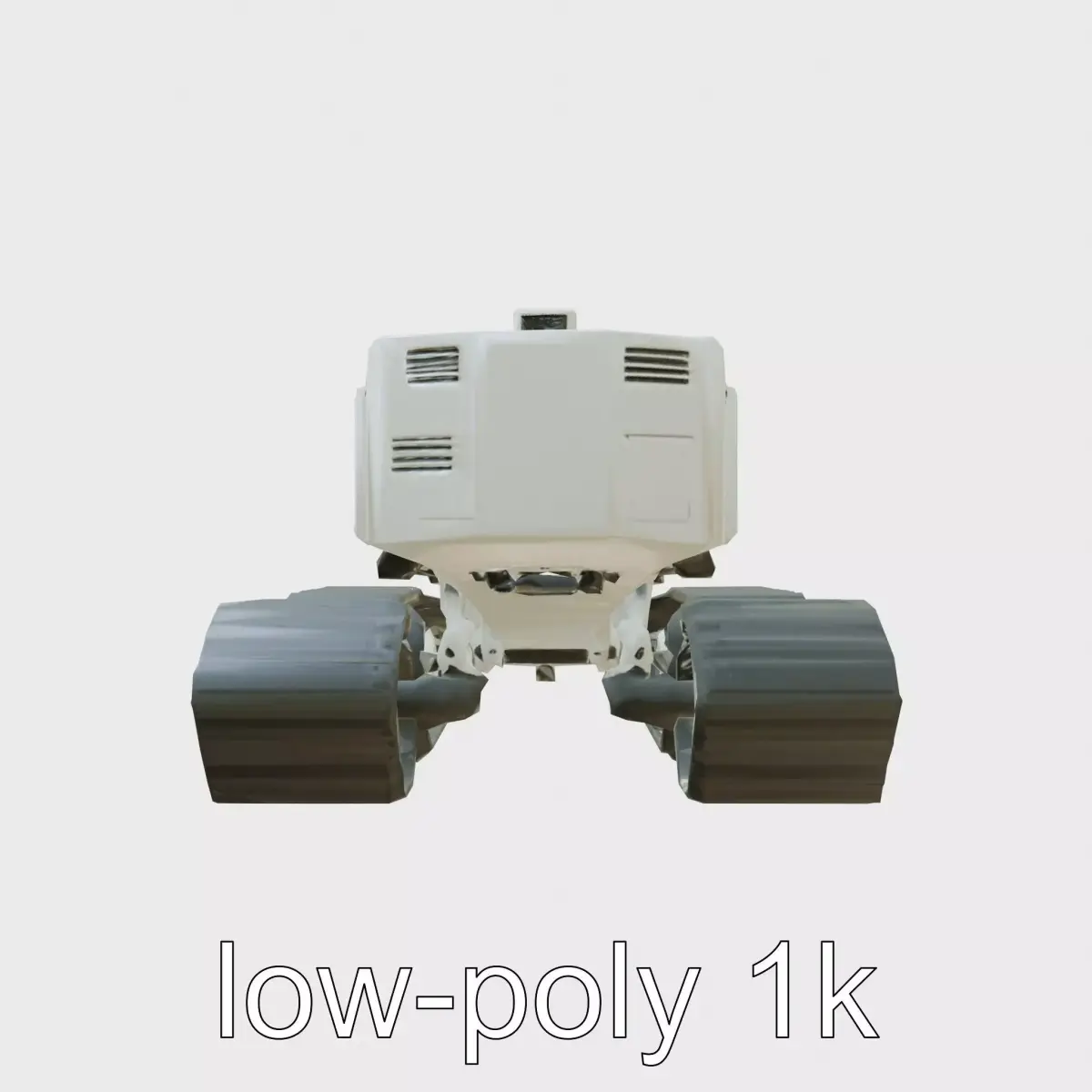 Arctic Research Mover Vehicle with Advanced Navigation System Low-poly 3D model