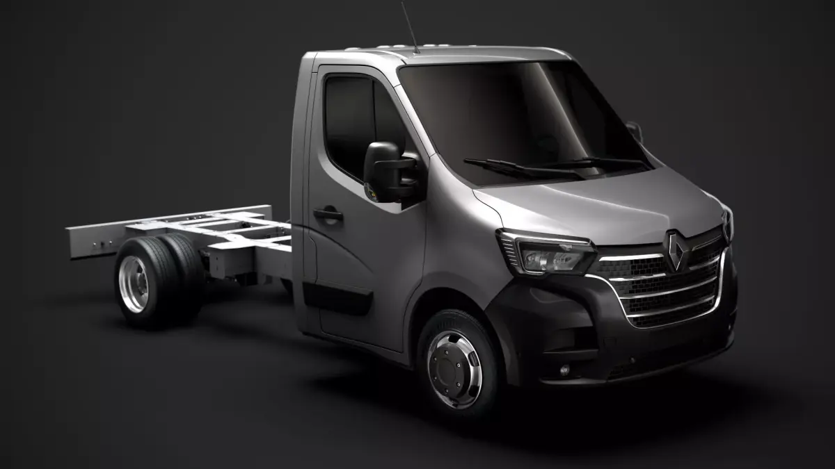 Renault Master SingleCab DW E20 Chassis 2020 3D model