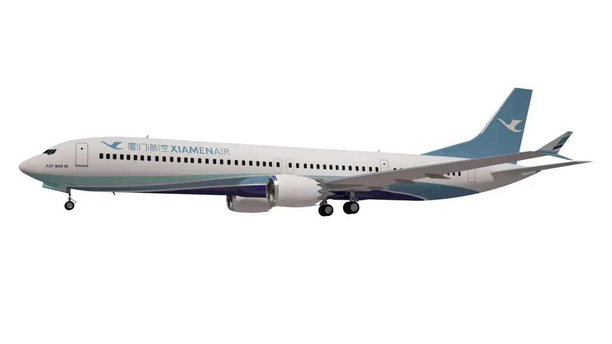 XiamenAir Boeing 737 max 10 3D model