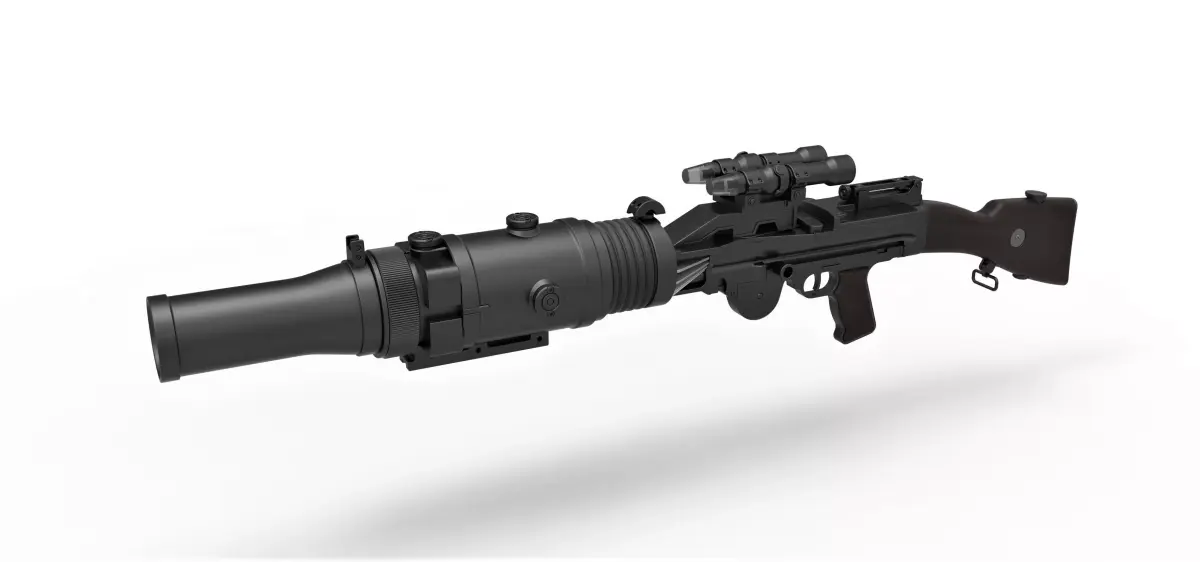 Stormtrooper Heavy Blaster T-21B from Star Wars 3D model
