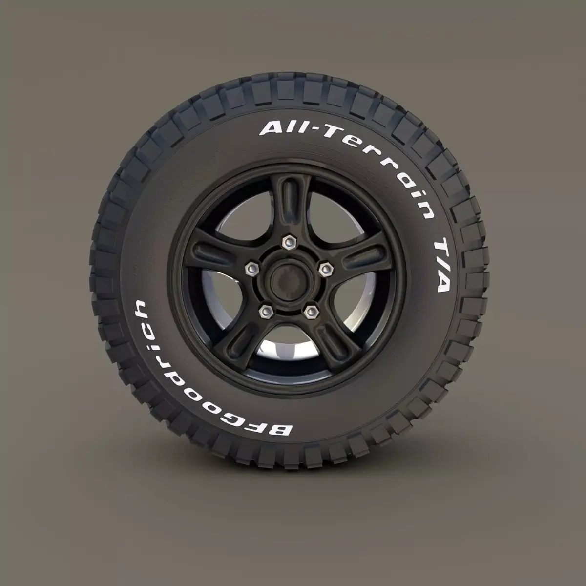 Offroad Alloy Wheel MUD 3D model