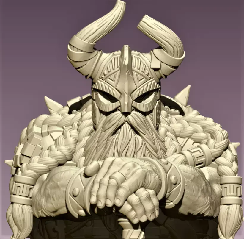 DWARF GUARD 3D print model