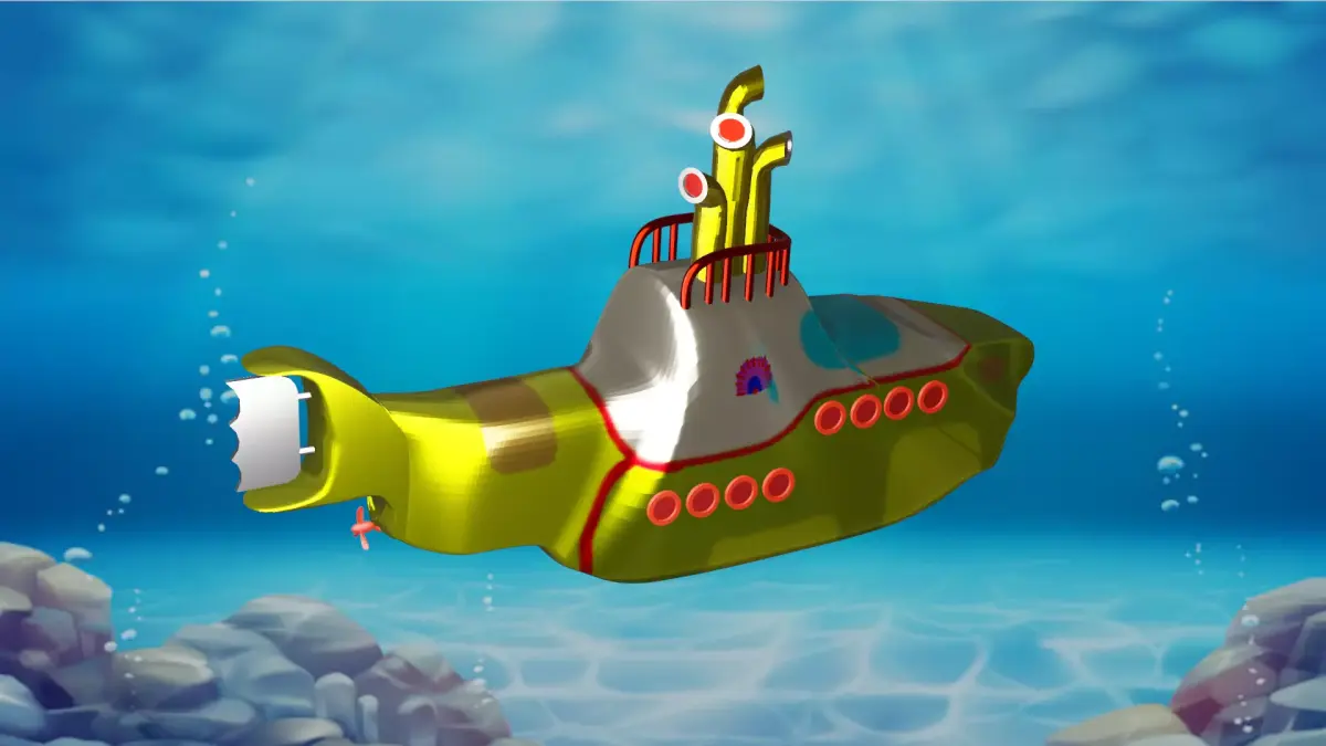 Yellow Submarine 3D model purchase