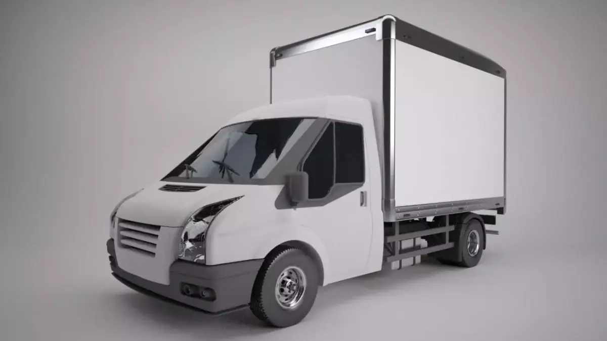 Box Van 3D model