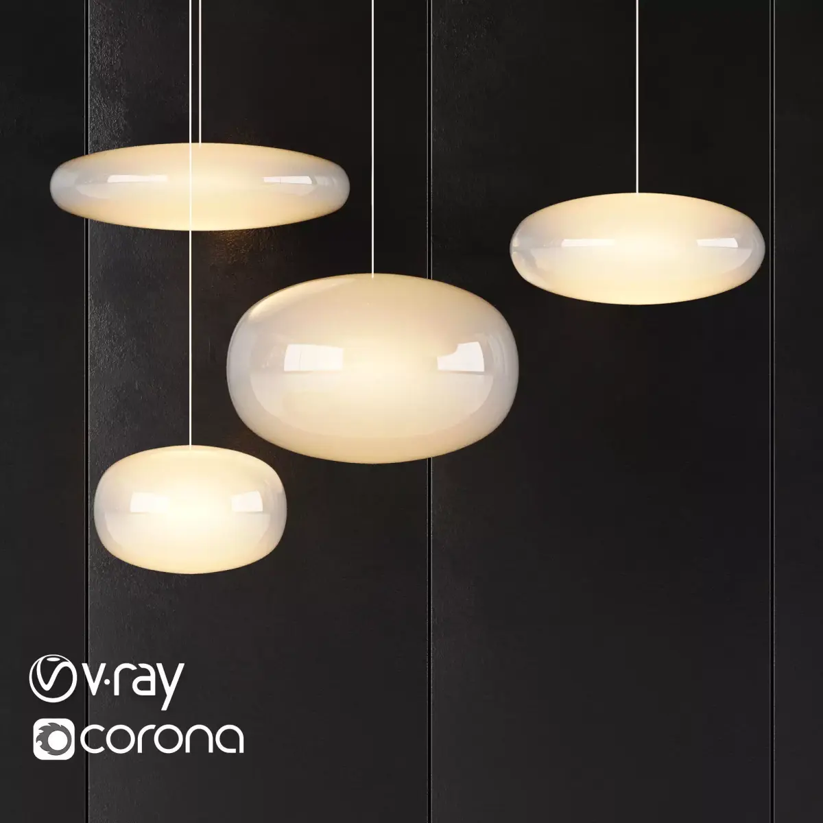 Spheremaker hanglamp set Free 3D model