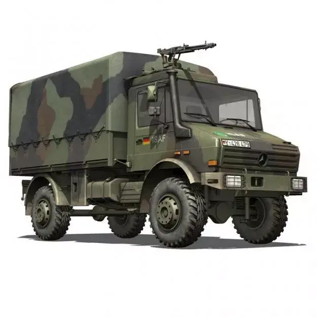 Mercedes Benz Unimog U1300 German Army ISAF 3D model