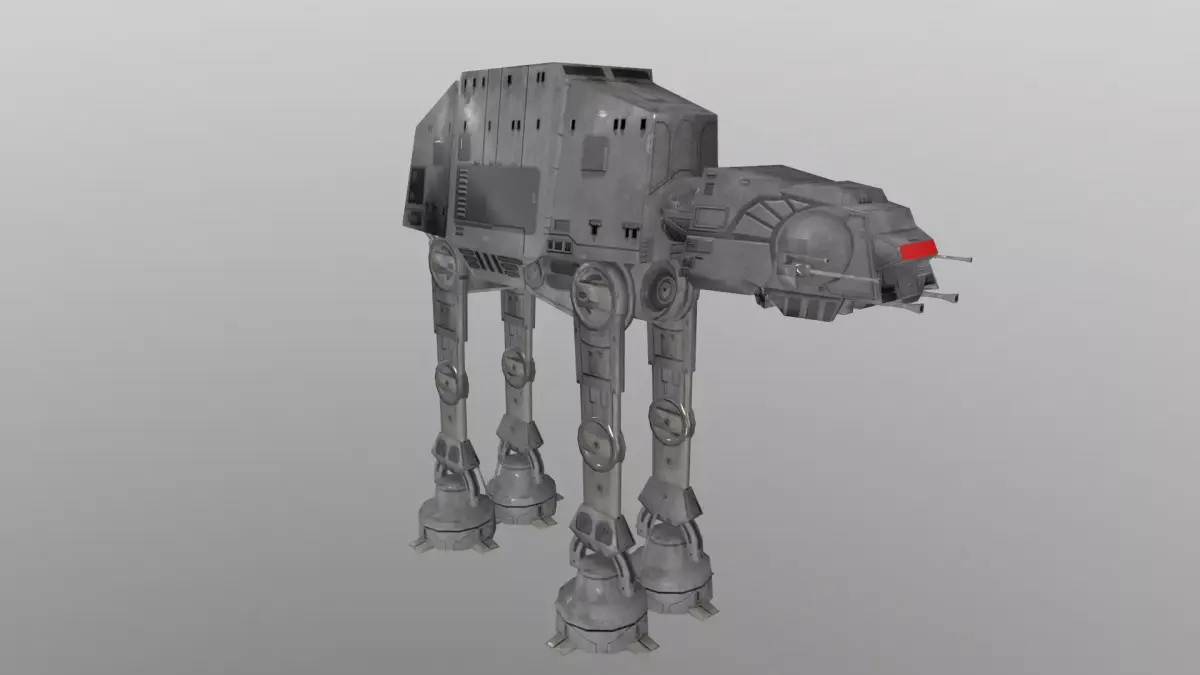 AT-AT-WALKER star wars at-at Low-poly 3D model