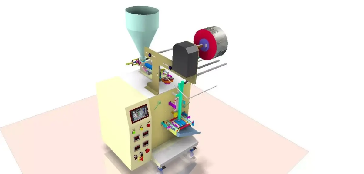 liquid packaging machine 3D model