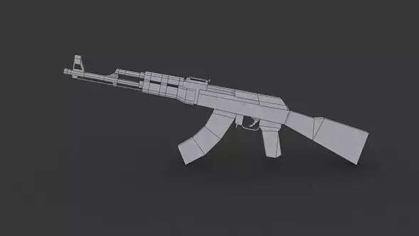 AK-47 1 ak - rifle 3D model