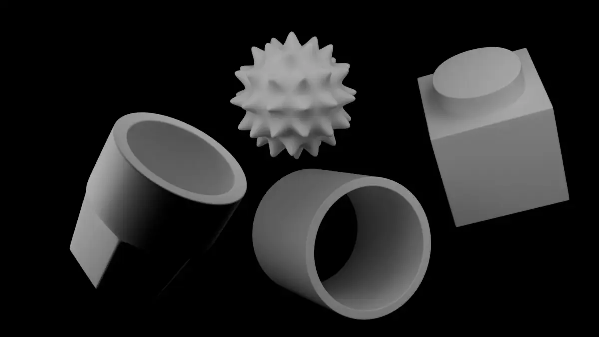 BASIC 3D SHAPES PACK 3D model