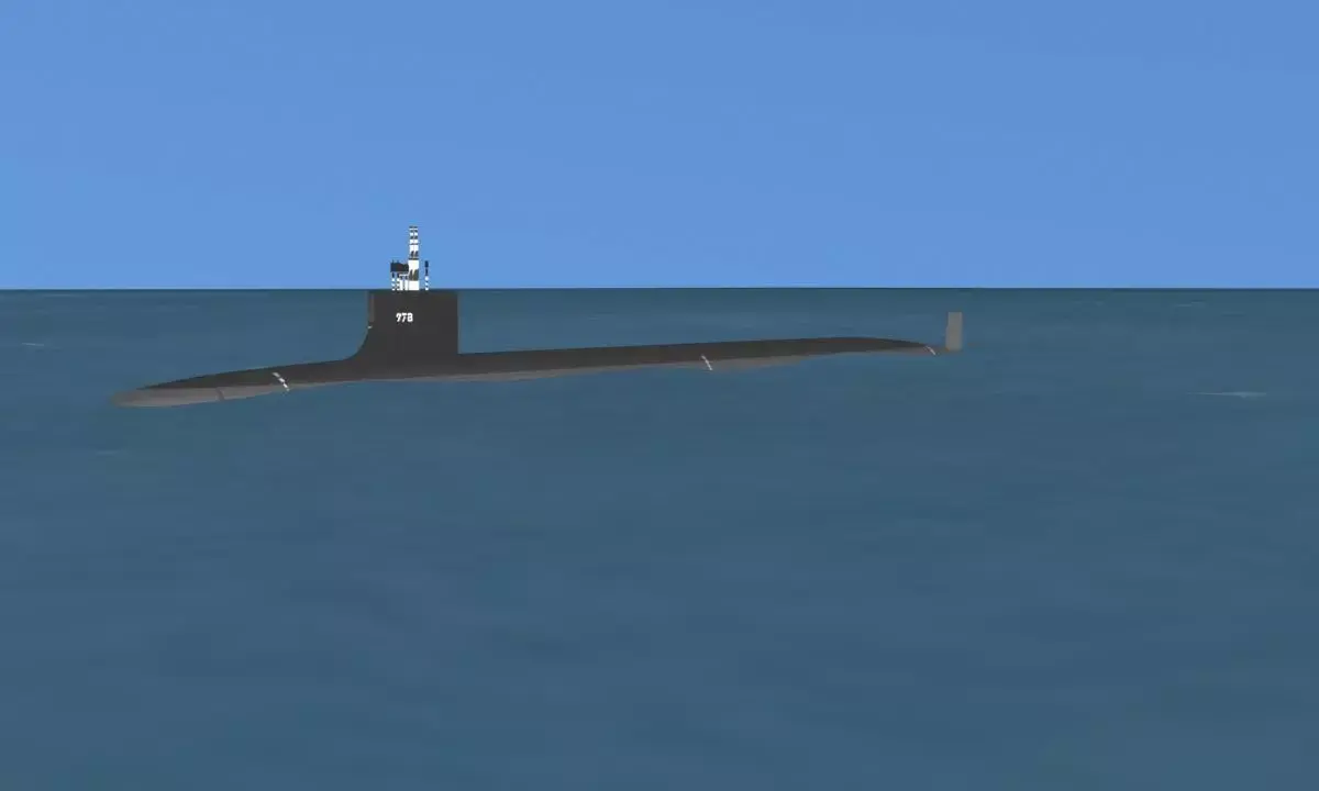 Virginia Class SSN 778 USS New Hampshire 3D model