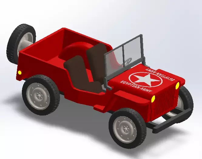 Old Jeep Wrangler 3D Model Free 3D model