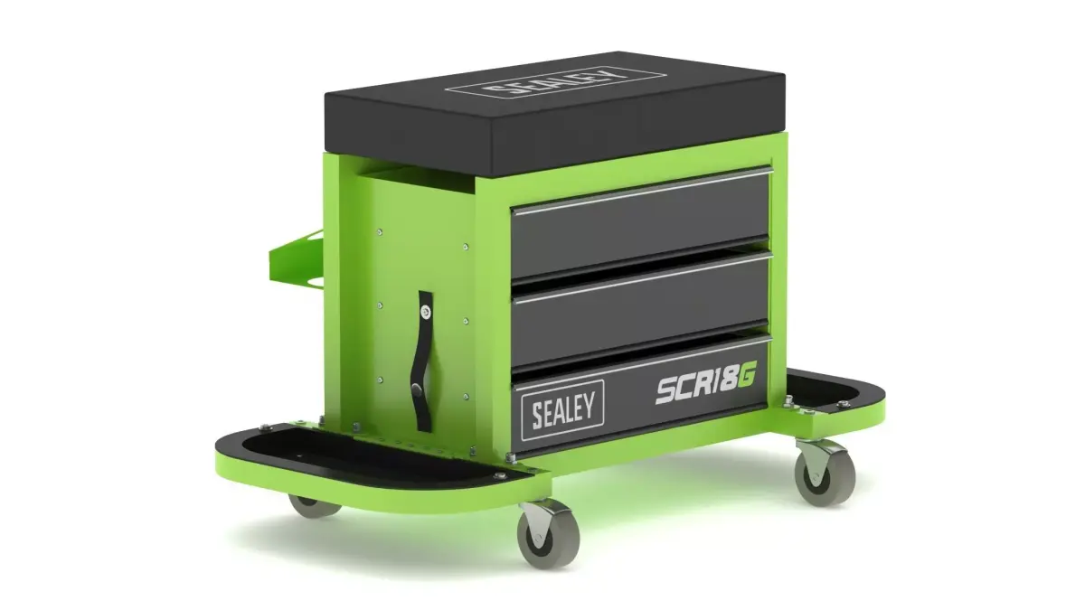 Garage Mechanics Utility Seat 3D model