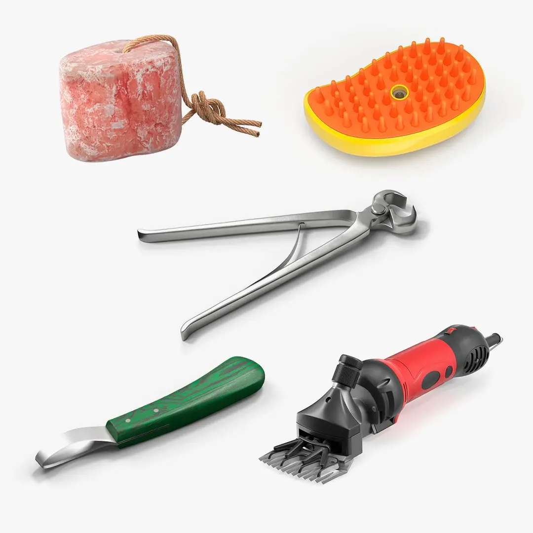 Livestock Care Equipment Collection 3D model