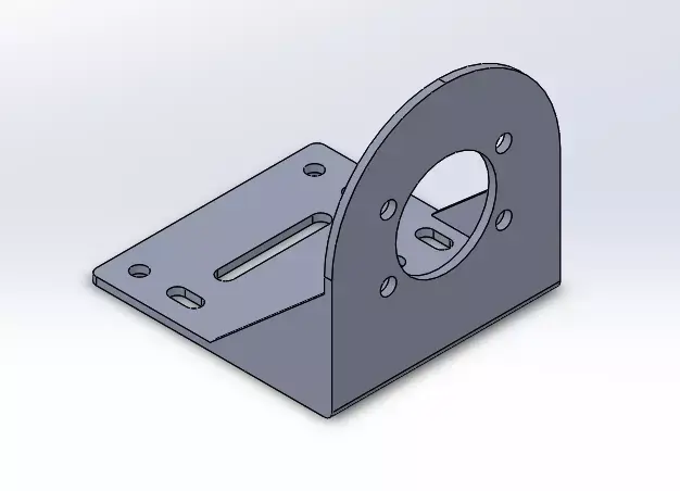 Motor Mount Bracket - SolidWorks 3D Model SLDPRT 3D model