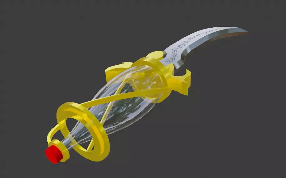 Time dagger Prince of Persia Low-poly 3D model