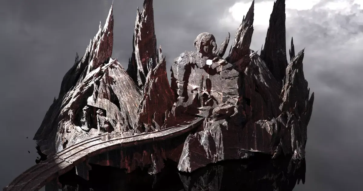 Quest for Power Asteroid Sharp Rocks 3D model