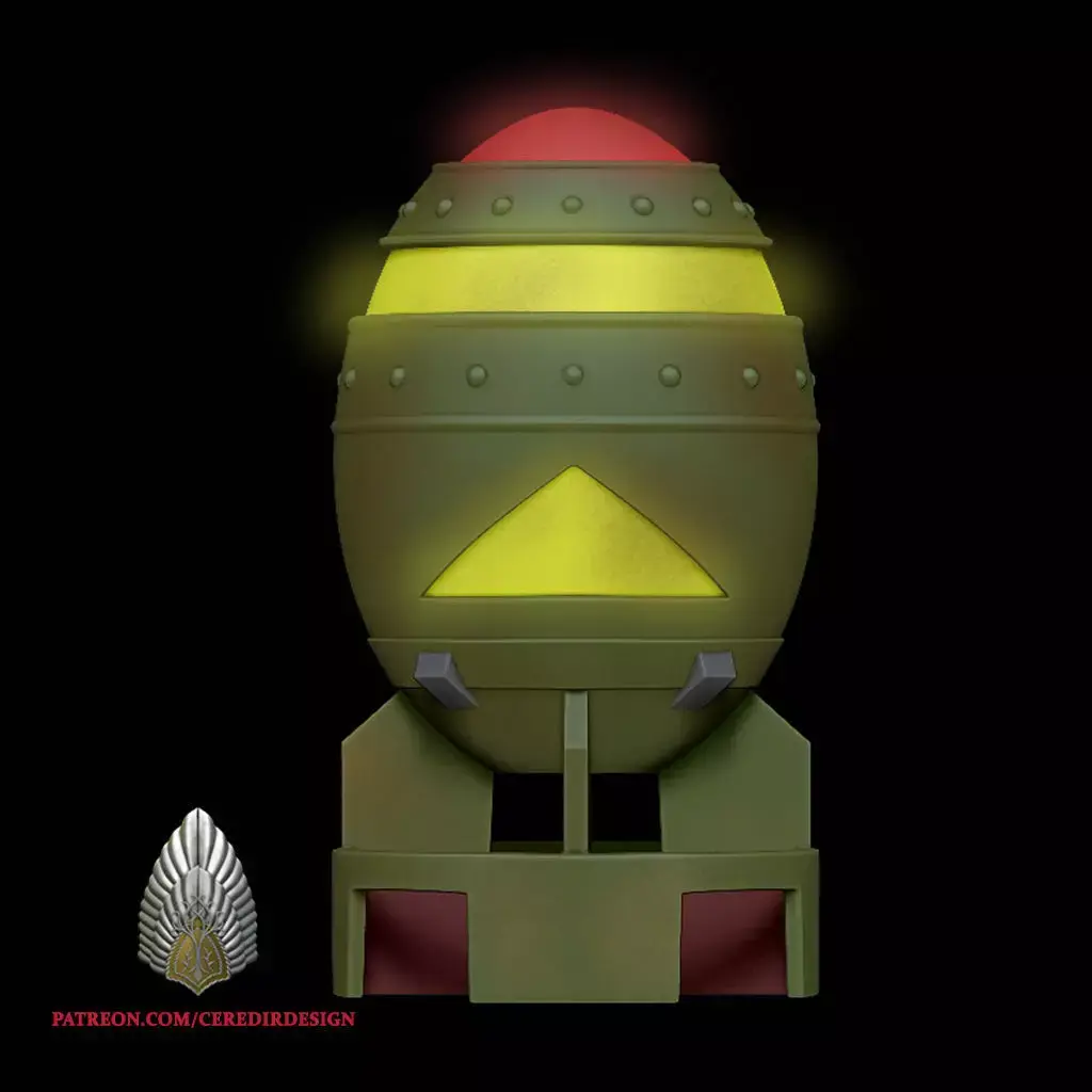 Fallout Fatman Lamp 3d digital download 3D print model