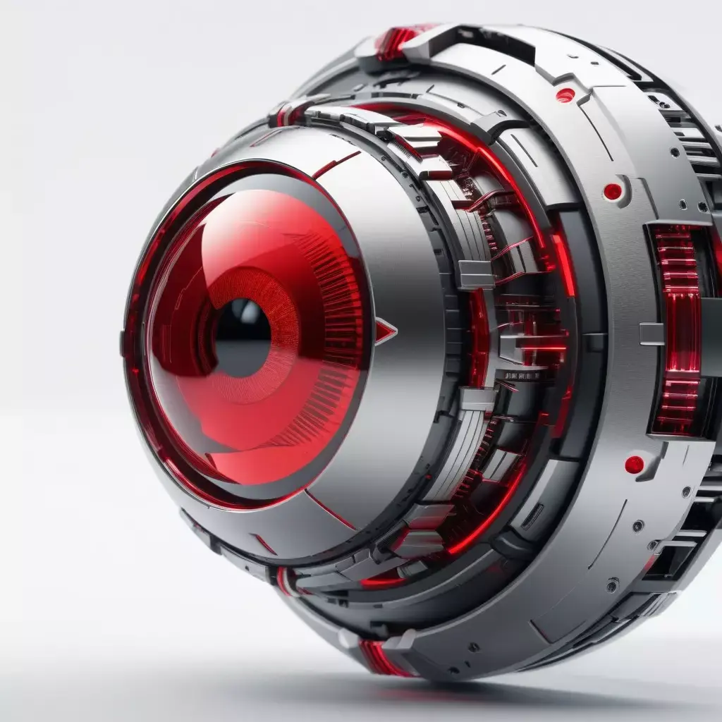Futuristic Cybernetic Eye 3D 3D model