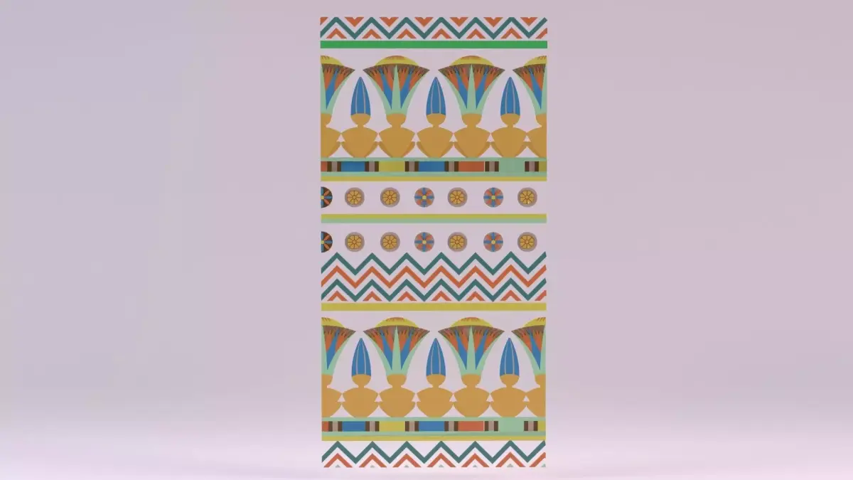 Egyptian Symbols - 049 Low-poly 3D model