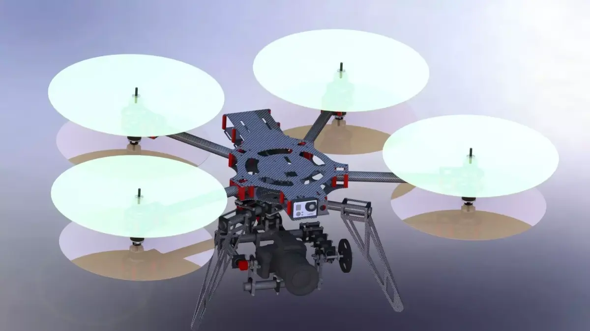 Spyder sQuad X8 multirotor Free 3D model